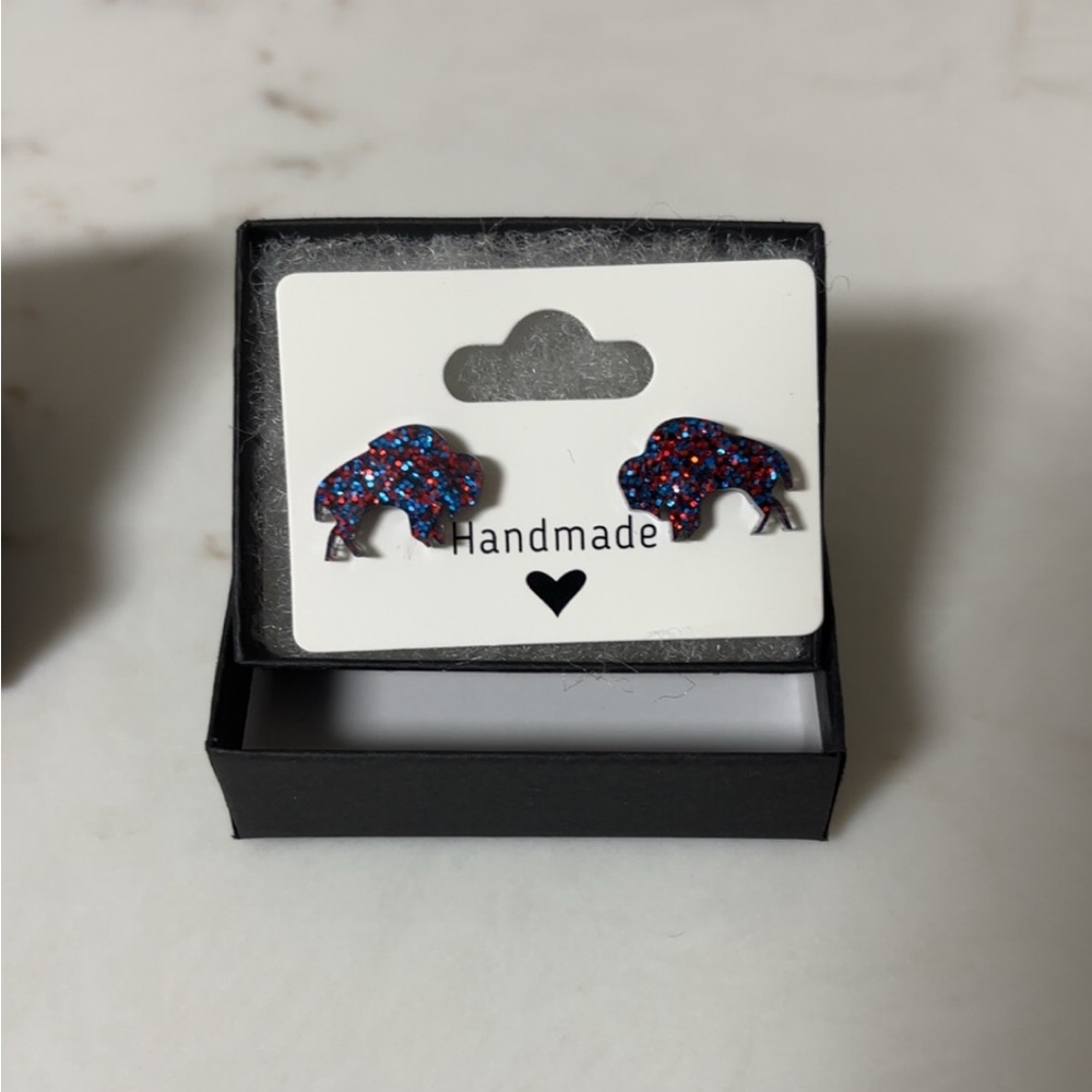 Buffalo bills earrings
